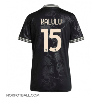 Billige Fotballdrakt Juventus Pierre Kalulu #15 Replika Tredjedrakt Dame 2025-26 Kortermet